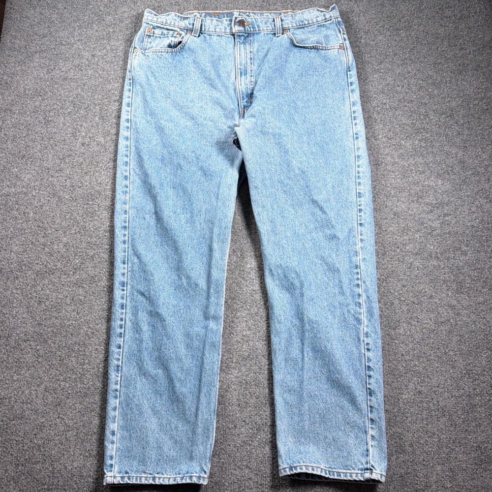 Levi's 505 Jeans Men 36x30 Light Wash Vintage Made in USA Straight Leg Denim